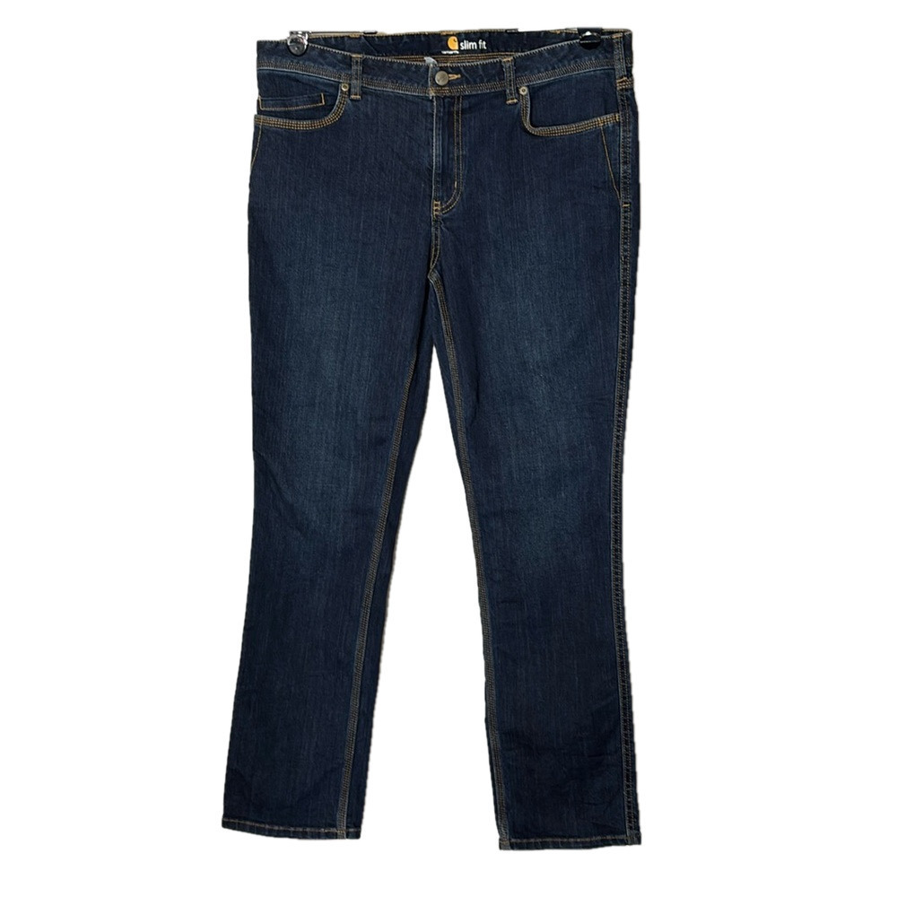 Carhartt Blue Straight Leg Jeans Classic Style